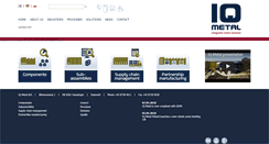 Desktop Screenshot of iqmetal.com